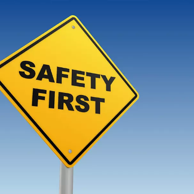 safety first sign - construction site caution signs