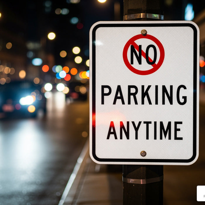 Reflective No Parking Signs: Visibility and Durability for Every Need
