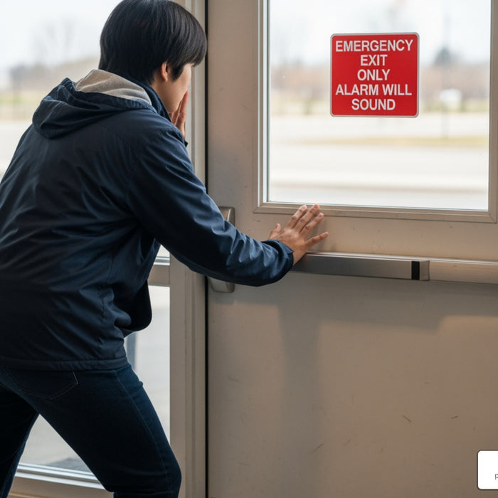 Don't Be That Person: A Guide to Emergency Exit Alarm Signs