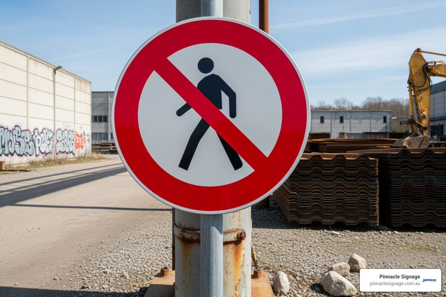 Where to Buy No Pedestrians Signs: Your Ultimate Guide to Safety Signage