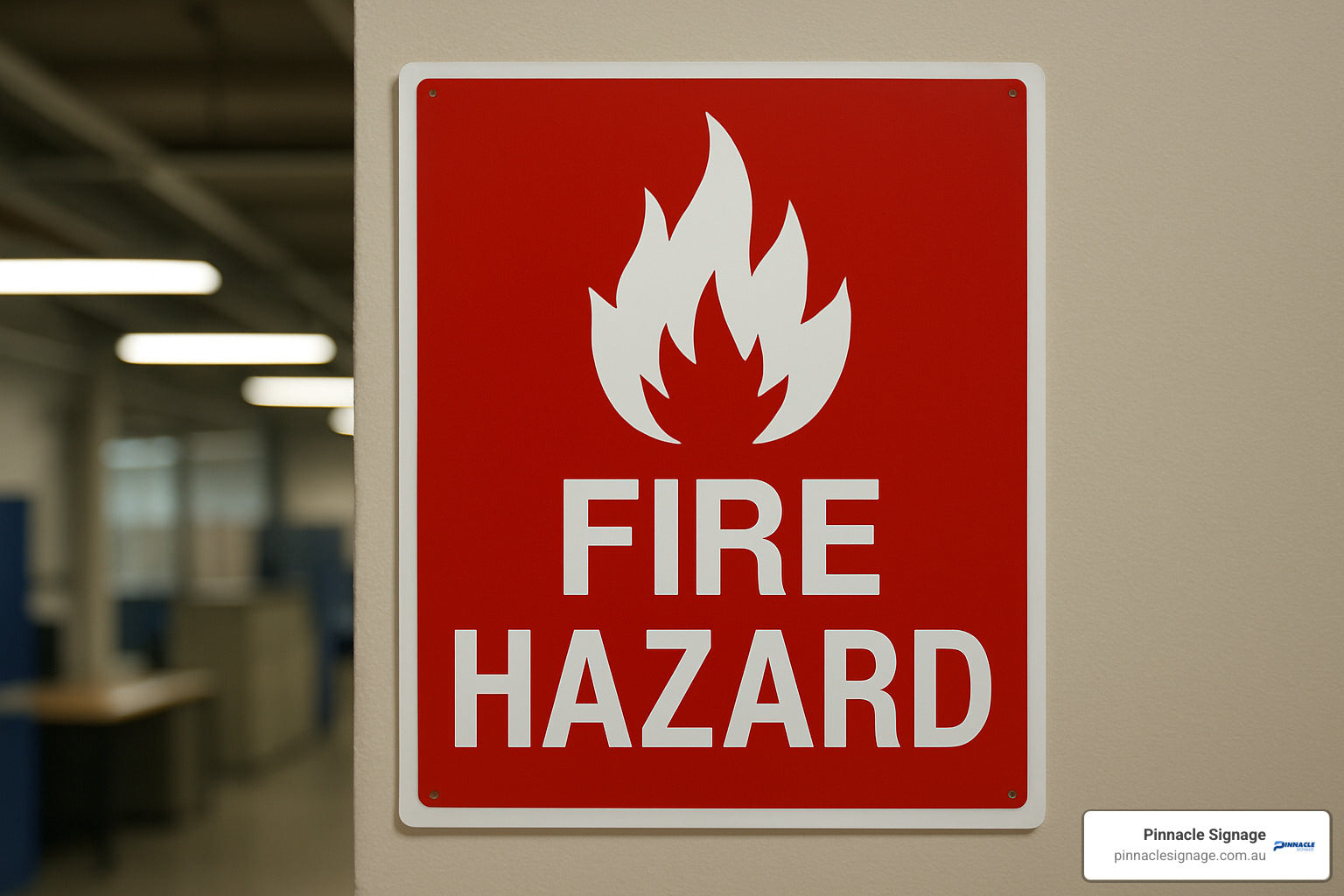 All About Fire Hazard Signs: How to Identify Them — Pinnacle Signage