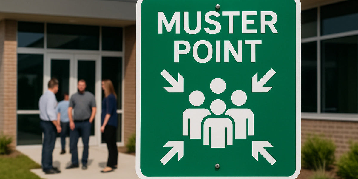 Clear and Safe: The Importance of Muster Point Signage — Pinnacle Signage