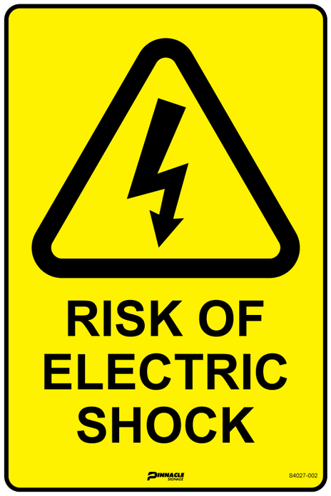 What Does the Danger Electric Shock Risk Sign Actually Mean?