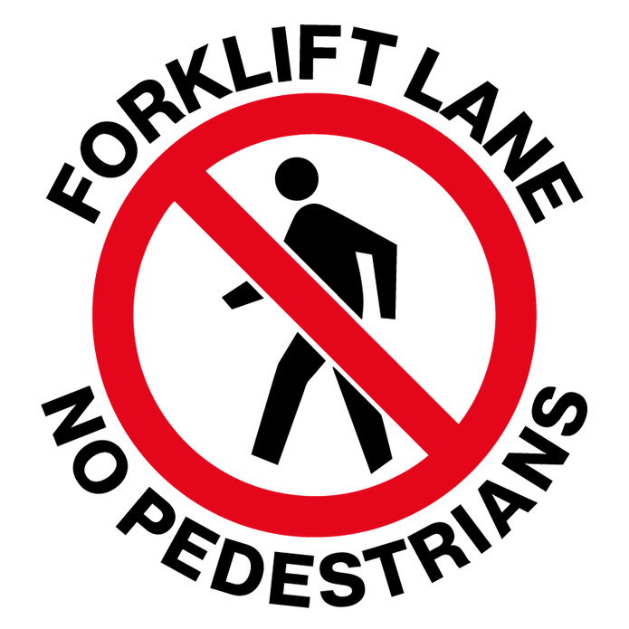 Forklift Floor Signs: Keeping Your Warehouse Safe and Sound