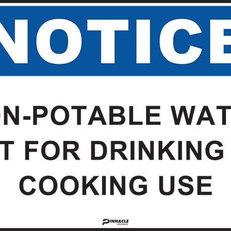 Water You Waiting For? Grab These Non-Potable Water Labels Today