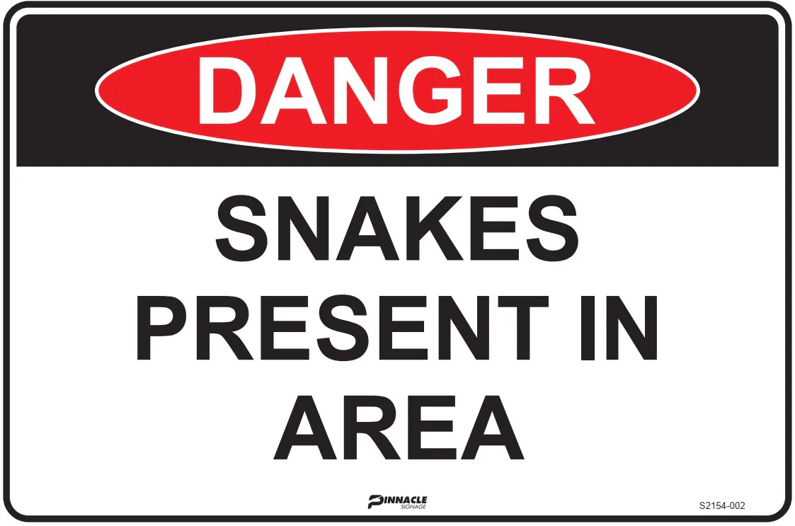 Sign of the Times: Where to Find the Best Snake Warning Stickers and Signs