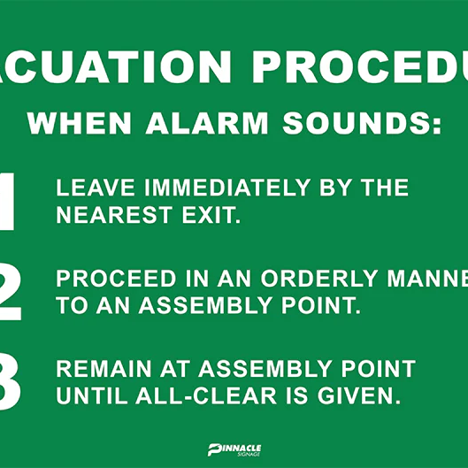 The Great Escape: A Guide to Evacuation Signage
