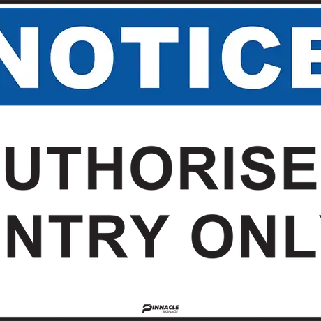 Beyond the Barrier: Why 'Authorized Personnel Only' Signs Are Crucial for Safety