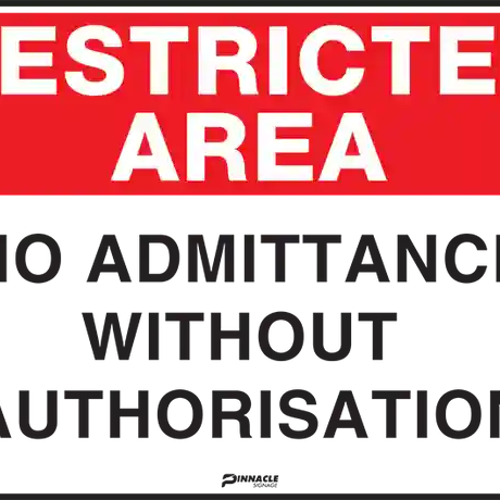 Decoding Restricted Access: A Comprehensive Look at Entry Signs