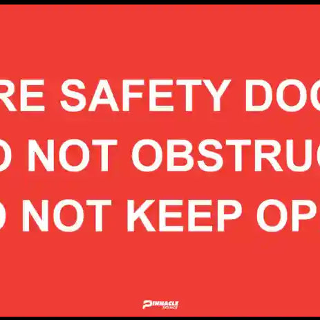 Detailed Guide on Fire Door Keep Shut Signs