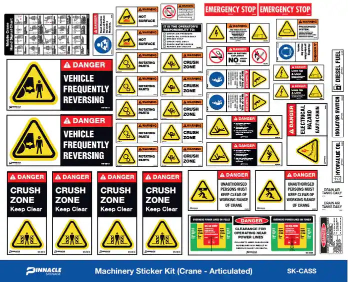 All About Machinery Sticker Kits