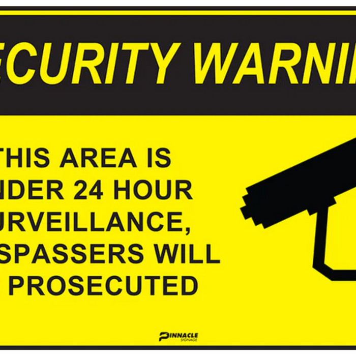 The Best CCTV Security Warning Signs on a Budget