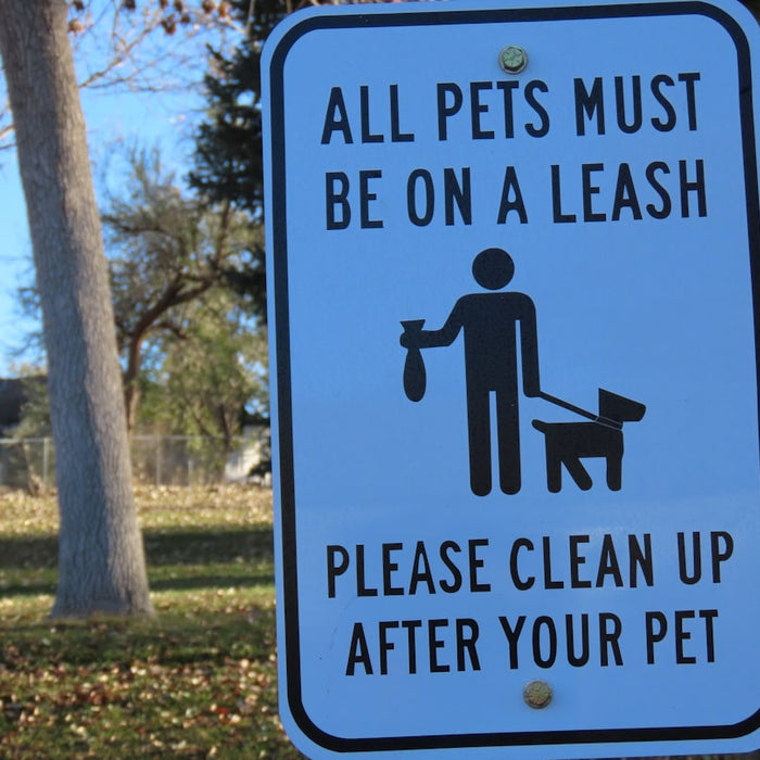 Please Clean Up After Your Dog Signs 101