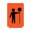 Symbolic Traffic Controller, Adbase Sign, 900 x 600mm Aluminium Class 1F Reflective