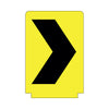 Chevron Right, Adbase Sign, 900 x 600mm Aluminium Class 1 Reflective
