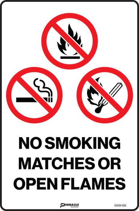 No Smoking Matches Or Open Flames