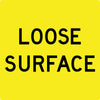 Loose Surface (Text), Multi Message 600 x 600mm Corflute, Class 1 Reflective