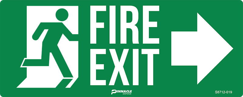 Running Man, Fire Exit, Arrow Right