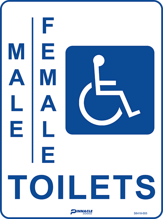 Male/Female Disabled Toilets