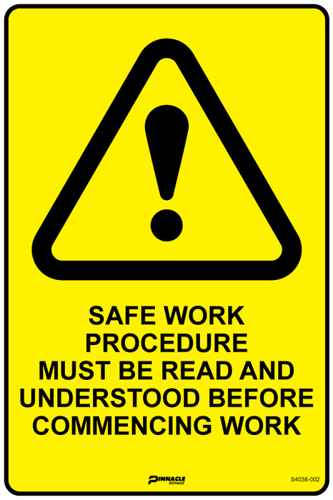 Safe Work Procedure Must be Read and Understood Beforeâ€¦