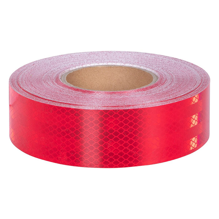 Red Adhesive Reflective Tape, Class 1, 50mm x 45.7m