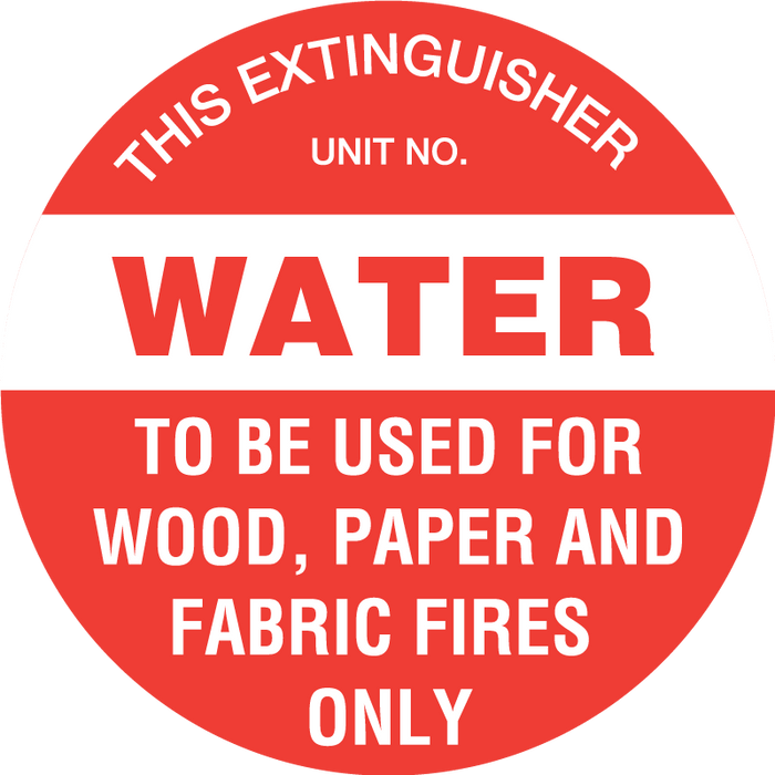 This Extinguisher: Water 200mm Disc