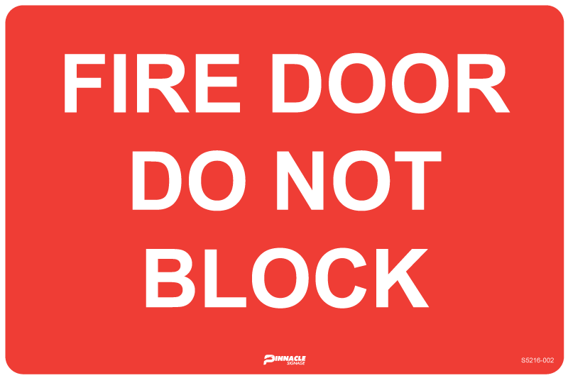 Fire Door Do Not Block