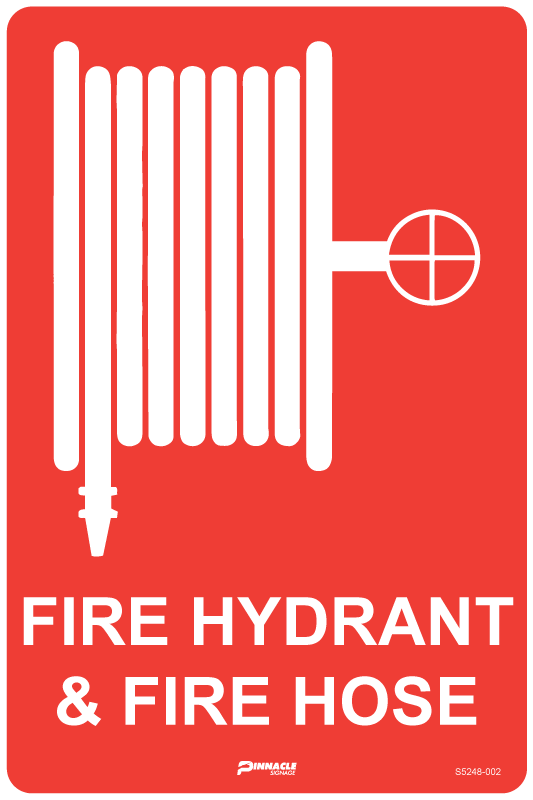 Fire Hydrant & Fire Hose (With Picto) — Pinnacle Signage