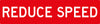 Reduce Speed, Multi Message 1200 x 300mm Corflute, Class 1 Reflective
