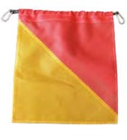 Premium Mesh Type Oversize Flag w/ Stretch Strap & Karabiners