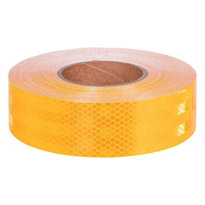 Yellow Adhesive Reflective Tape, Class 1, 50mm x 45.7m