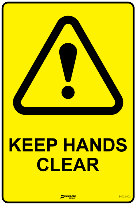 Keep Hands Clear