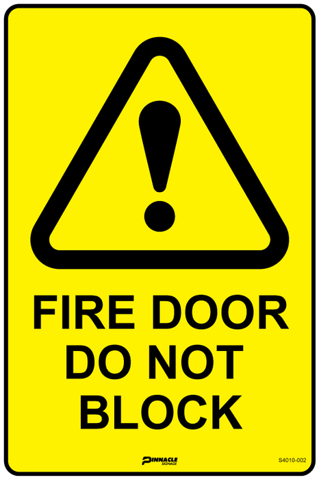 Fire Door Do Not Block