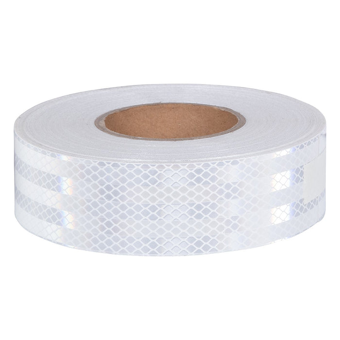 White Adhesive Reflective Tape, Class 1, 50mm x 45.7m