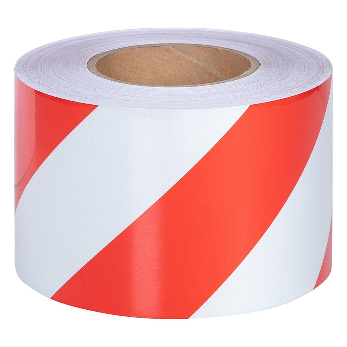 Red/White Adhesive Reflective Tape, Class 2, 100mm x 45.7m