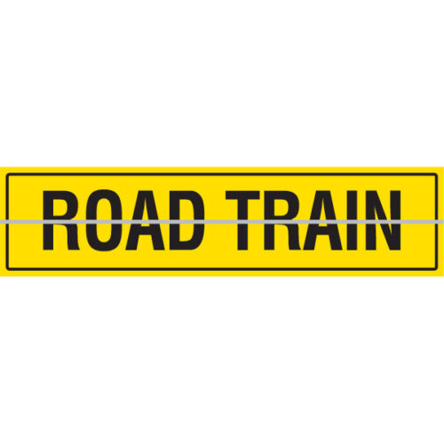 Road Train, 1200 x 300mm, Hinged, Class 2 Reflective Aluminium