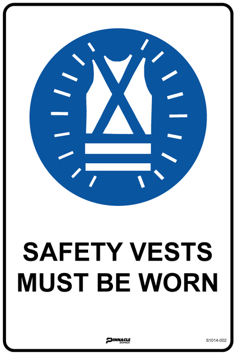 Safety Vests Must Be Worn