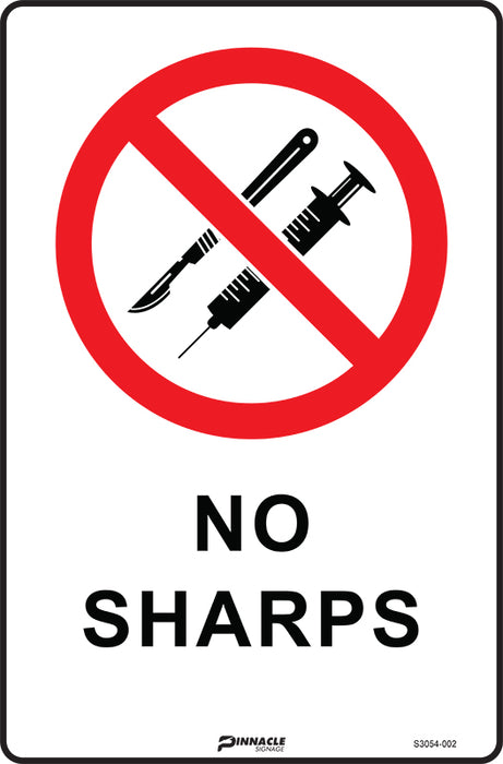 No Sharps (Two Pictos)