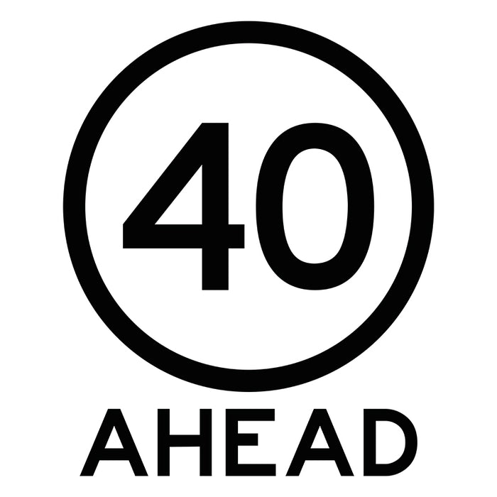 40km/h Ahead, Multi Message 600 x 600mm Corflute, Class 1 Reflective