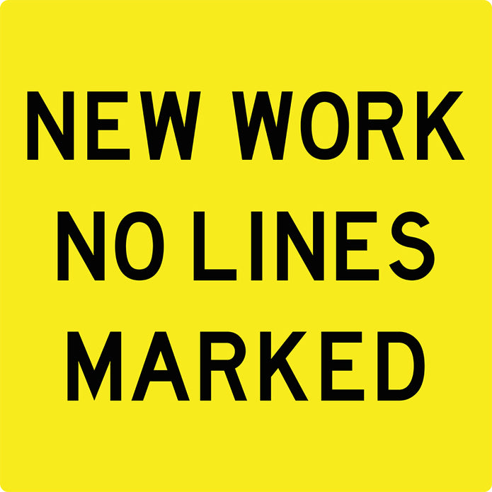 New Work, No Lines Marked New Work, No Lines Marked