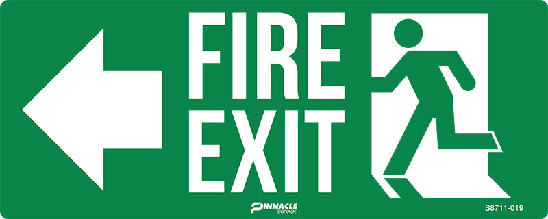 Running Man, Fire Exit, Arrow Left