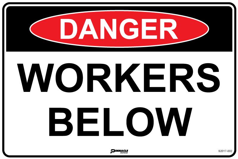 Danger Workers Below