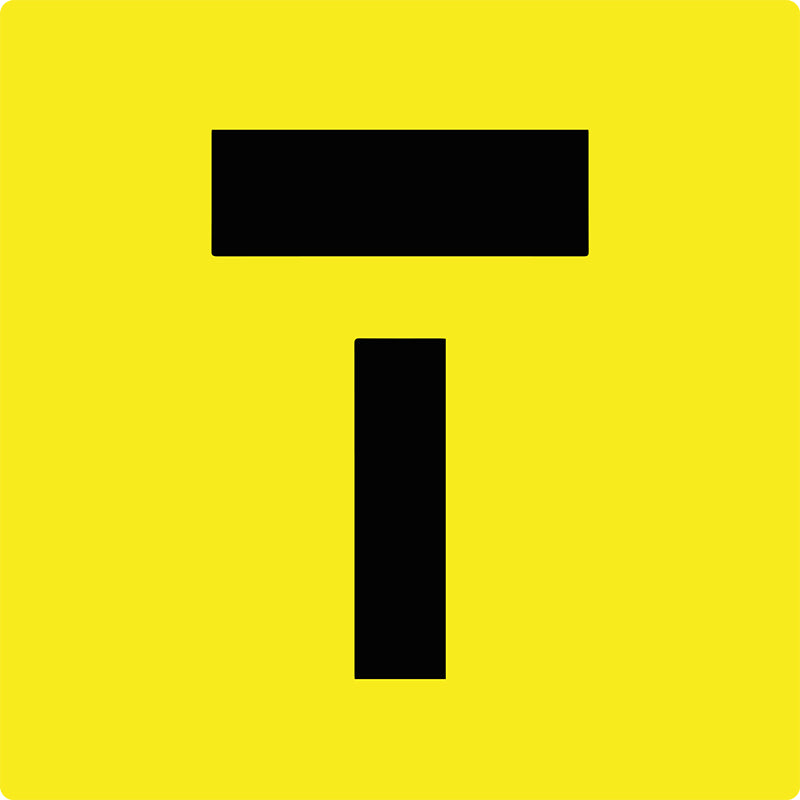 Lane Status (Lane Closed T Bar), Multi Message 600 x 600mm Corflute, C ...
