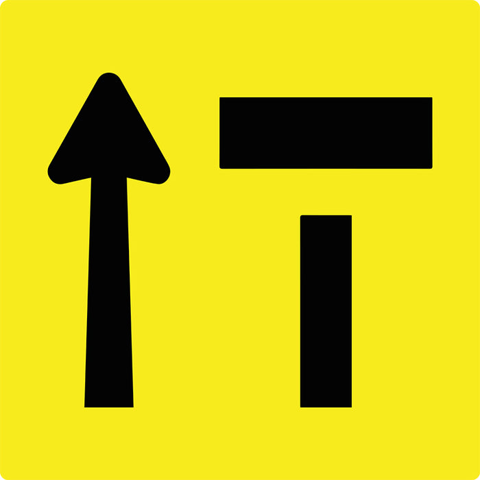 Lane Status (Left Lane Open, Right Lane Closed), Multi Message 600 x 600mm Corflute