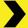 Chevron, Multi Message 600 x 600mm Corflute, Class 1 Reflective