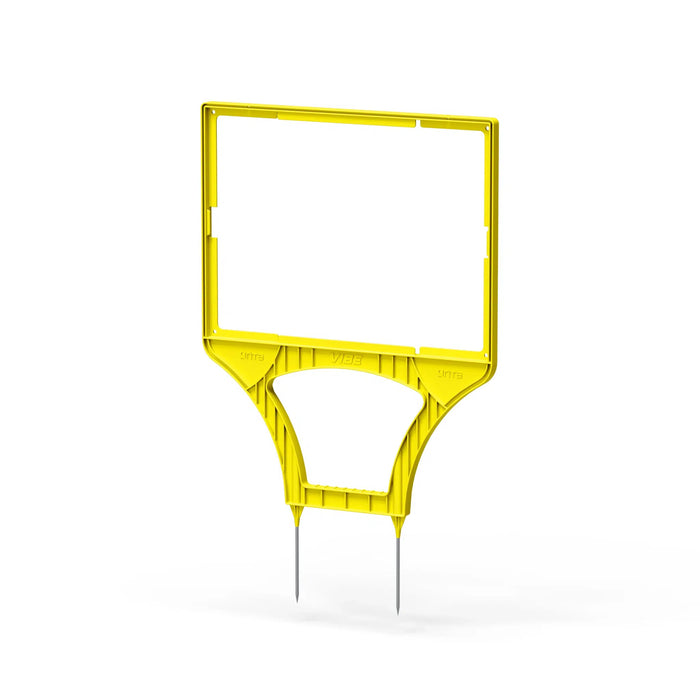 Vibe Real Estate Lawn Sign Frame, 600 x 450mm, Yellow