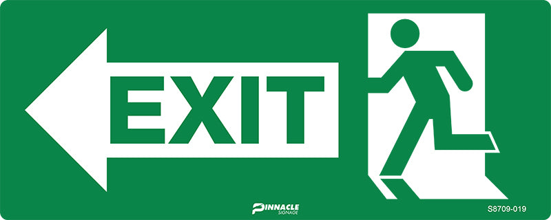 Running Man, Exit, Arrow Left