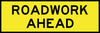Roadwork Ahead, 1800 x 600 Boxed Edge, Metal Class 1 Reflective