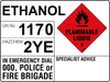 Hazchem Transport Sign