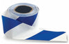 Blue/White Plastic Barrier Tape, 75mm x 100m